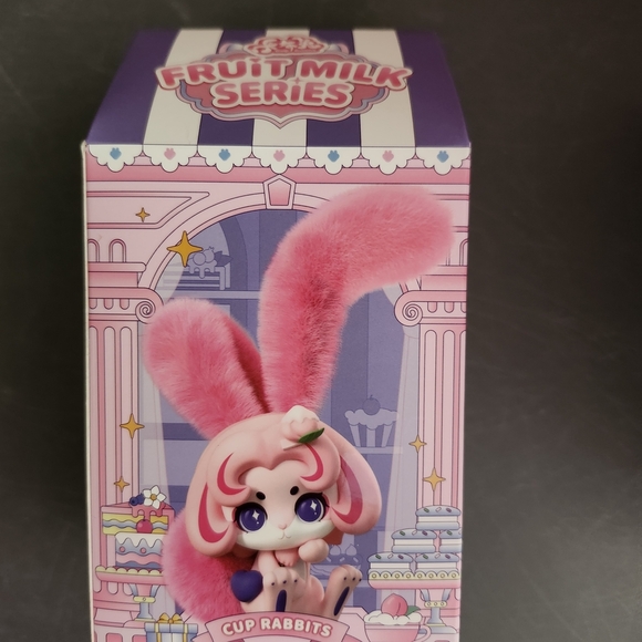 cup rabbits Other - Cup Rabbits Figurine from Fruit Milk Series